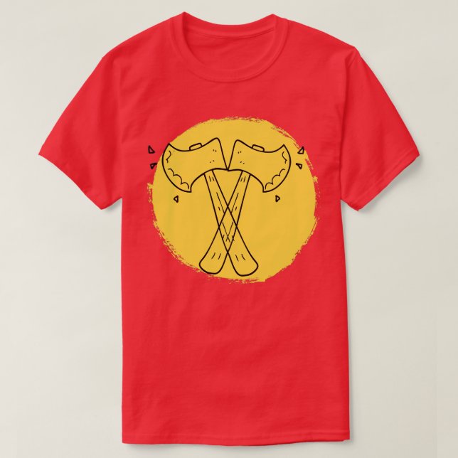 Axe throwing design T-Shirt (Design Front)