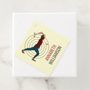 Axe Throwing Favour Tags