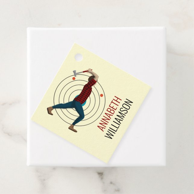 Axe Throwing Favour Tags (In Situ)