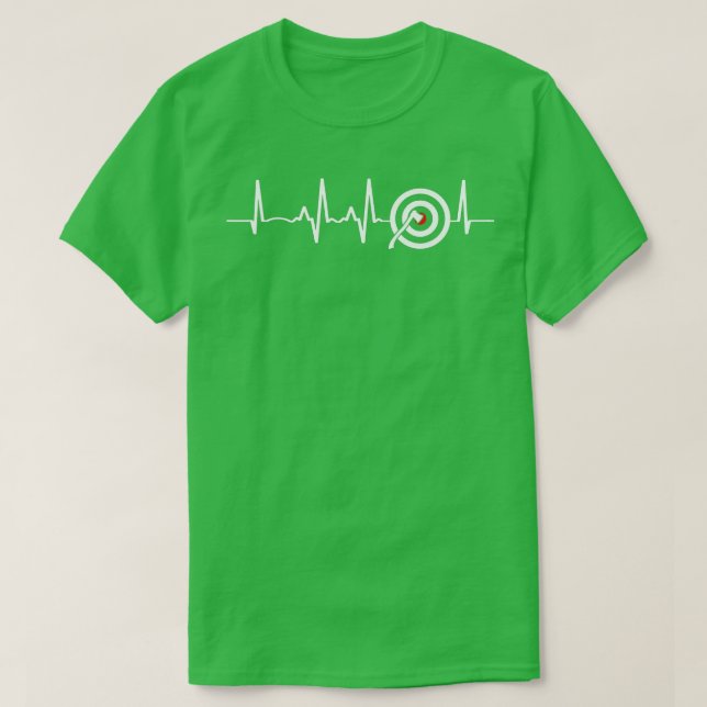 Axe Throwing  Funny Heartbeat Hatchet Lumberjack G T-Shirt (Design Front)