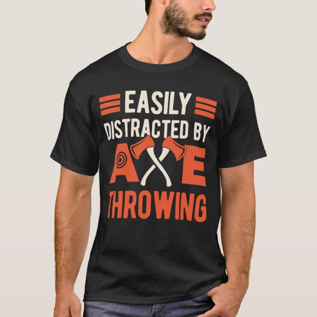 Axe Throwing Funny T-Shirt (Front)