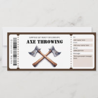 Axe Throwing Gift Certificate