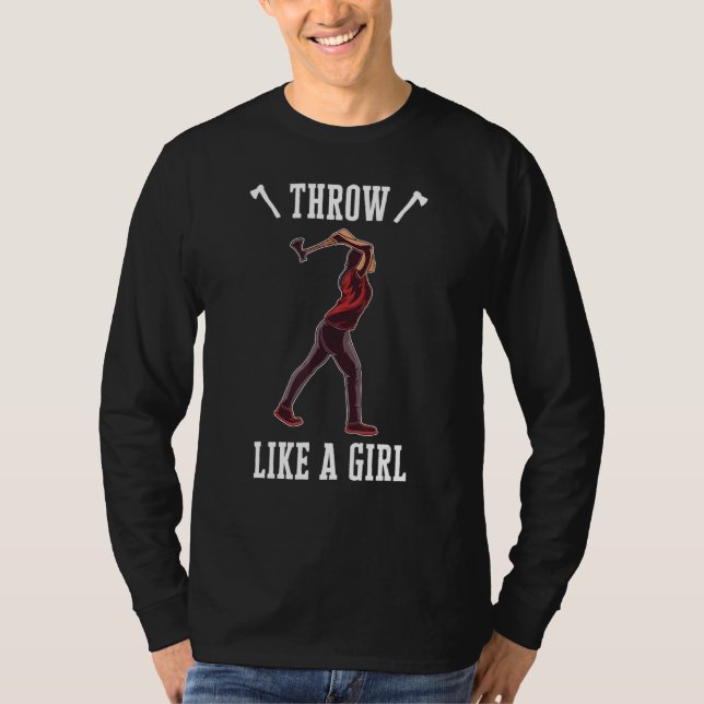 Axe Throwing Hatchet 1 T-Shirt (Front)