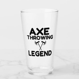 AXE THROWING LEGEND GLASS