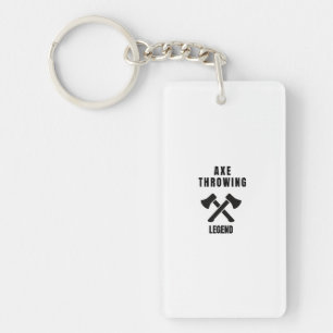 Axe throwing legend key ring