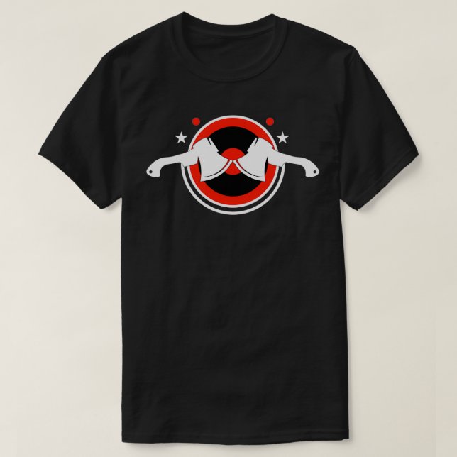 Axe Throwing Target 11 T-Shirt (Design Front)