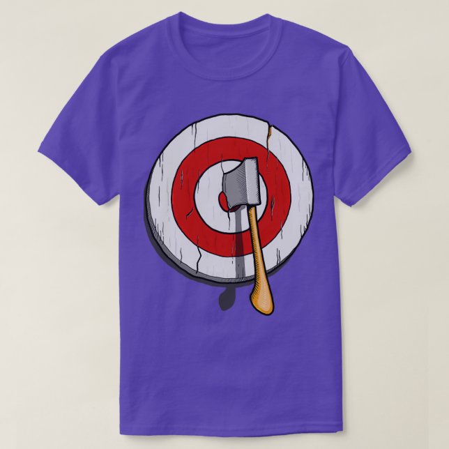 Axe Throwing Target 2 T-Shirt (Design Front)