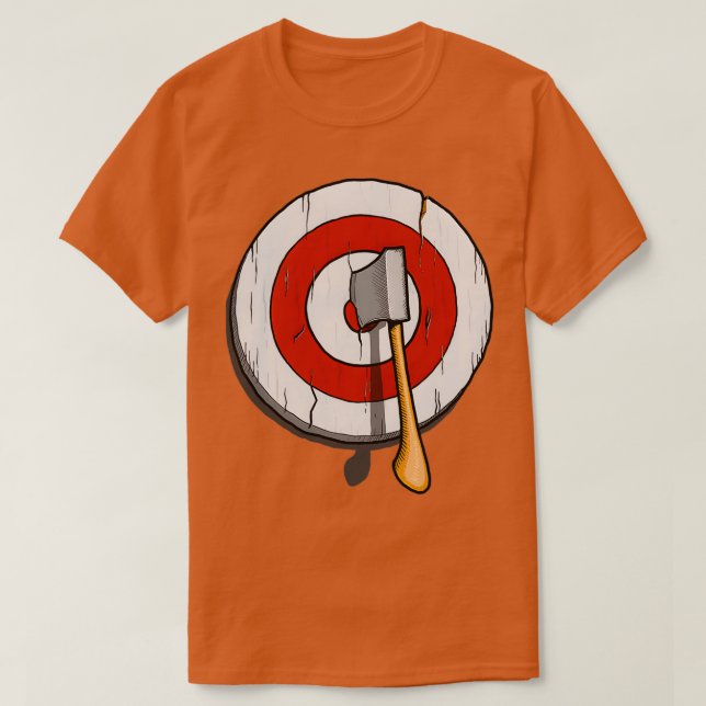 Axe Throwing Target 5 T-Shirt (Design Front)