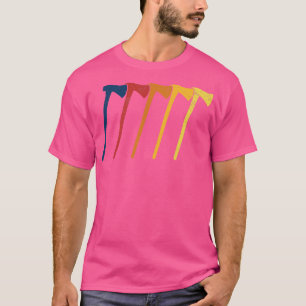 Axe throwing throwing axe axes retro T-Shirt