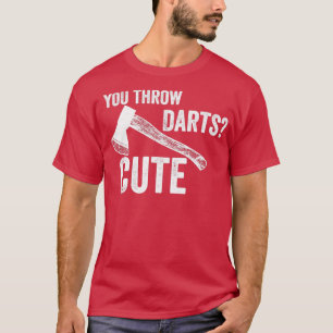 Axe throwing throwing Tomahawk double ax gift 15 T-Shirt