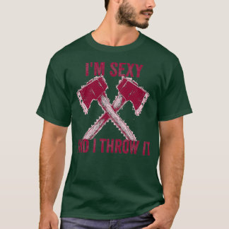 Axe throwing throwing Tomahawk double axe gift T-Shirt