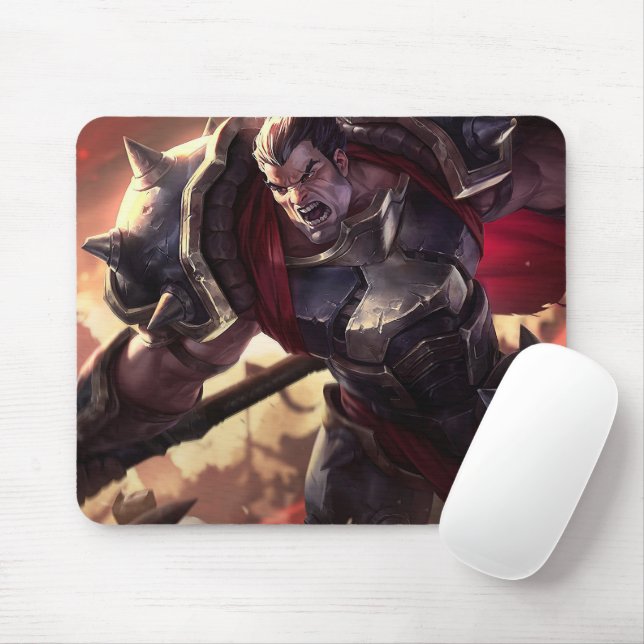 Axe Wielder Gaming Mousepad | Legendary Warrior (With Mouse)