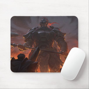 Axe Wielder Gaming Mousepad Legendary Warrior