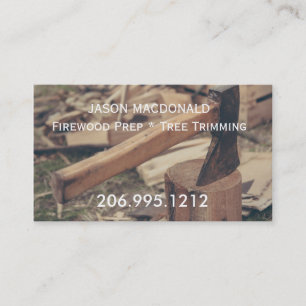 Axe & Wood Business Card