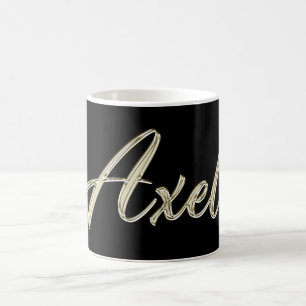 Axel Name whitegold Tasse Teetasse Kaffetasse Coffee Mug