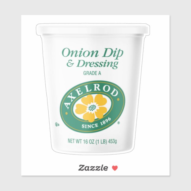 Axelrod Onion Dip & Dressing (Sheet)
