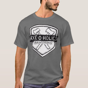 AxeOHolics Anonymous Shield Stamp T-Shirt