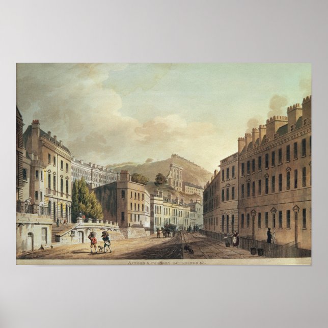 Axford and Paragon Buildings from 'Bath Poster (Front)