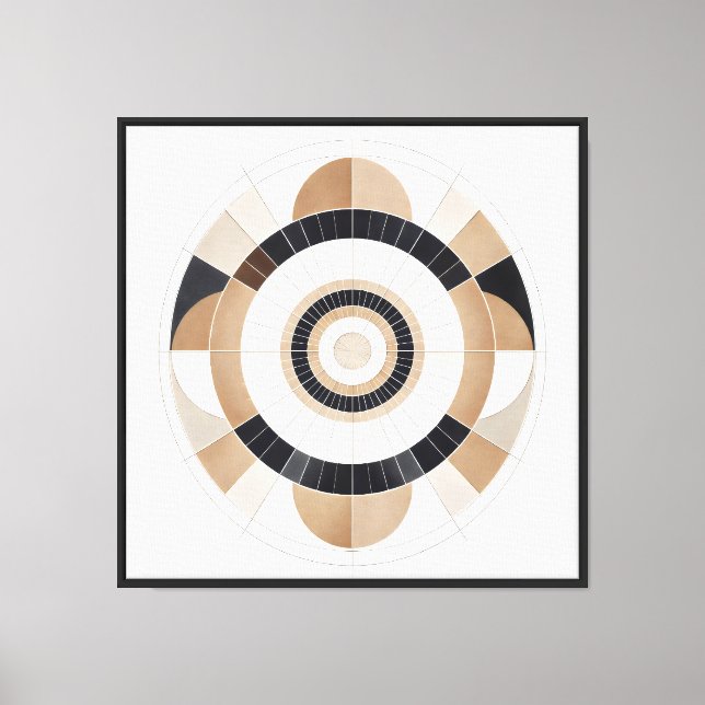 Axial Sphere Canvas Print (Front)