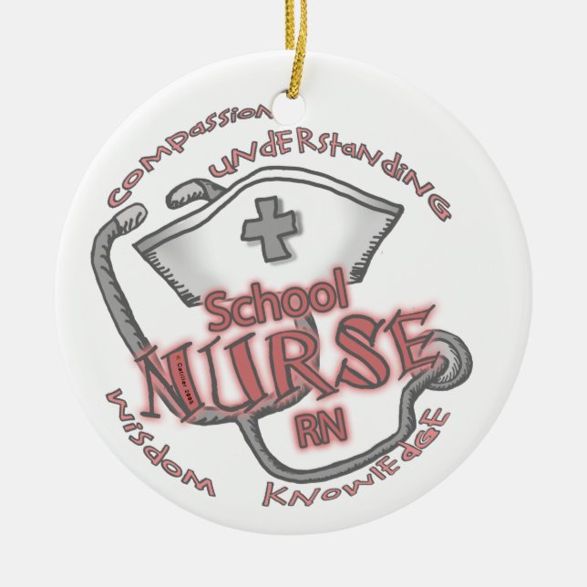 Axiom School Nurse Ornament  (Front)