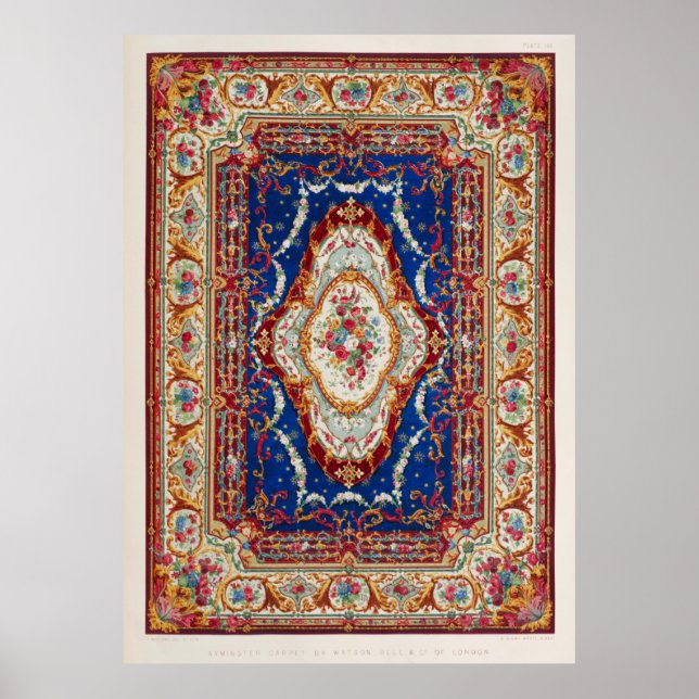 Axminster carpet from the Industrial arts of the N Poster (Front)