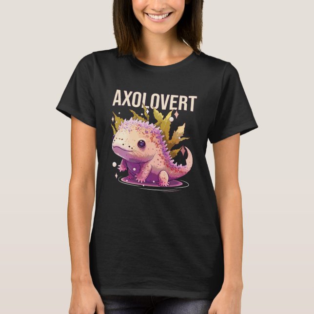 Axo t Axolotl  Amphibian Mexican Walking Fish T-Shirt (Front)