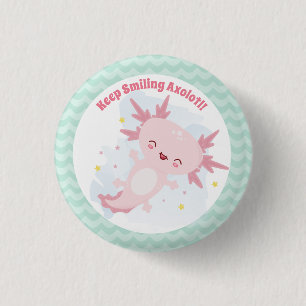 Axolotl 3 Cm Round Badge