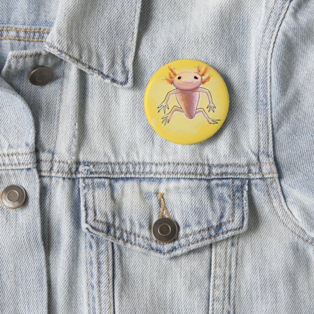 aXolotl 6 Cm Round Badge (In Situ)