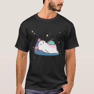 Axolotl _amp_ Baby Frog Sleeping T-Shirt