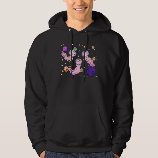 Axolotl Amphibian  Sayings 9 Hoodie (Front)