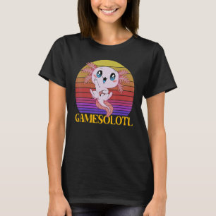 Axolotl Amphibian Sayings Gamer T-Shirt