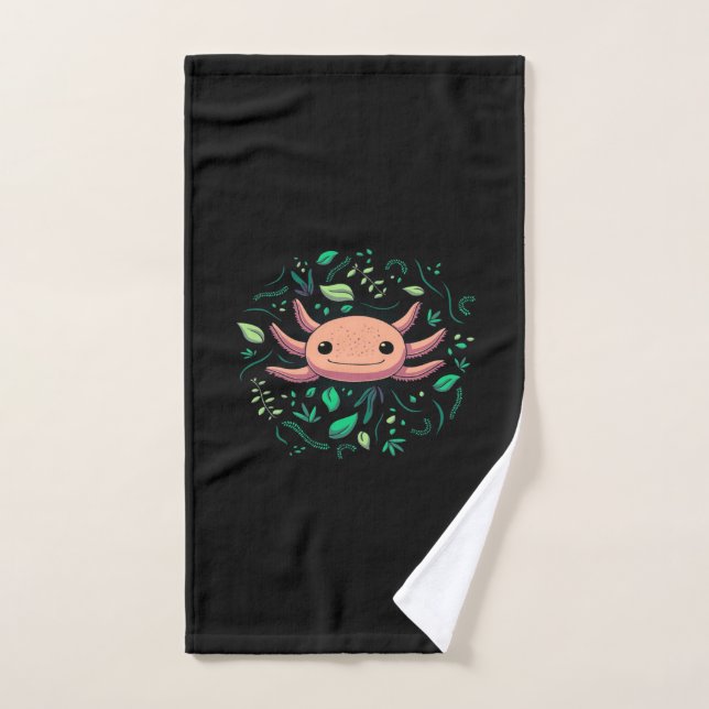 Axolotl Animal Cute Pet | Cool Animal Lovers Hand Towel (Hand Towel)