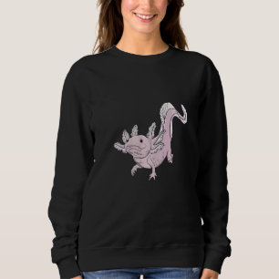 Axolotl Animal Women Mexican Fish  Amphibian  4 Sweatshirt