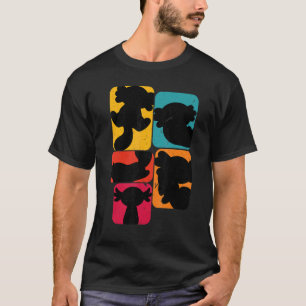 Axolotl axolotls Retro Design T-Shirt
