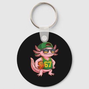Axolotl Basketball 67 Gen Alpha Slang Srts Men Boy Key Ring
