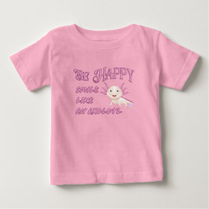 Axolotl - Be Happy and Smile toddler t-shirt