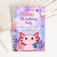 Axolotl Birthday Party
