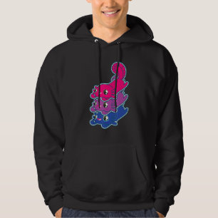 Axolotl Bisexual Bi Lgbt Gay Pride Hoodie