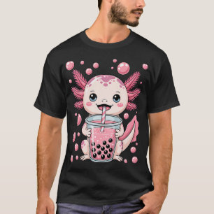 Axolotl Boba Tea Bubble T-Shirt