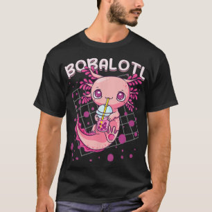 Axolotl Boba Tea Bubble Tea Kawaii Anime Japanese T-Shirt