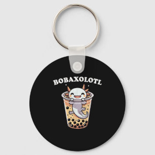 Axolotl Boba Tea Bubble Tea Milk Tea Anime Axolotl Key Ring
