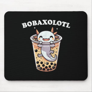 Axolotl Boba Tea Bubble Tea Milk Tea Anime Axolotl Mouse Mat