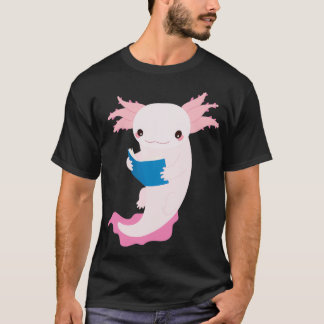 Axolotl Bookworm T-Shirt