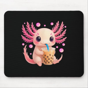 Axolotl Bubble Bo Tea Anime Cute Kawaii Teen Girls Mouse Mat