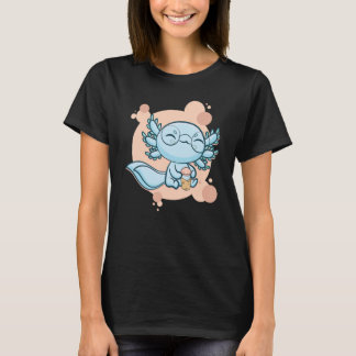 Axolotl Bubble Tea Boba Ambystoma Mexicanum Walkin T-Shirt