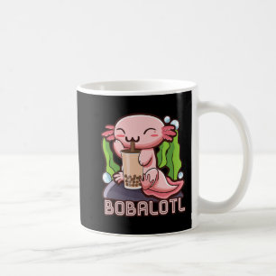 Axolotl Bubble Tea Girls Teens Women Kawaii Anime Coffee Mug