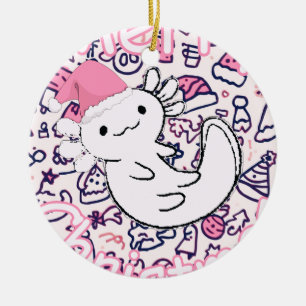 Axolotl Ceramic Tree Decoration