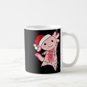 Axolotl Christmas Fairy Light Christmas Axolotl Coffee Mug