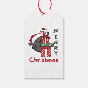 Axolotl Christmas Gift Winter Animals Axolotl Gift Tags