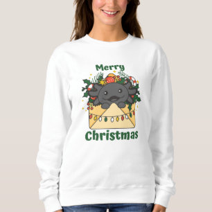 Axolotl Christmas Letter Winter Animals Axolotls Sweatshirt